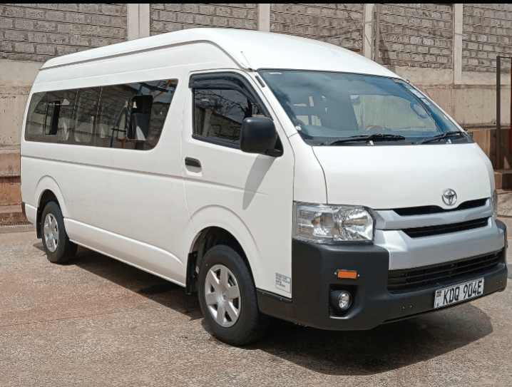 Rent a 14-Seater Toyota Hiace van in Eldoret for convenient group travel and van hire