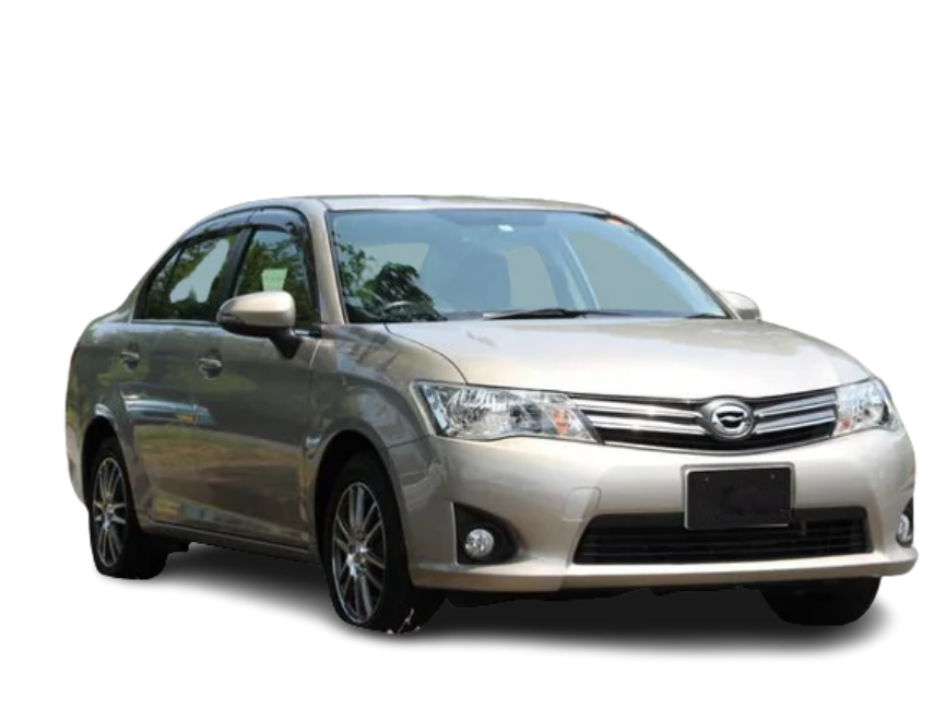 Toyota Axio self-drive car hire in Iten