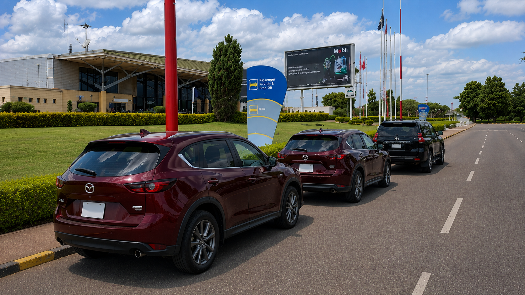 Premium 4x4 SUV rental at Eldoret Airport including Toyota Prado TX for diaspora travelers