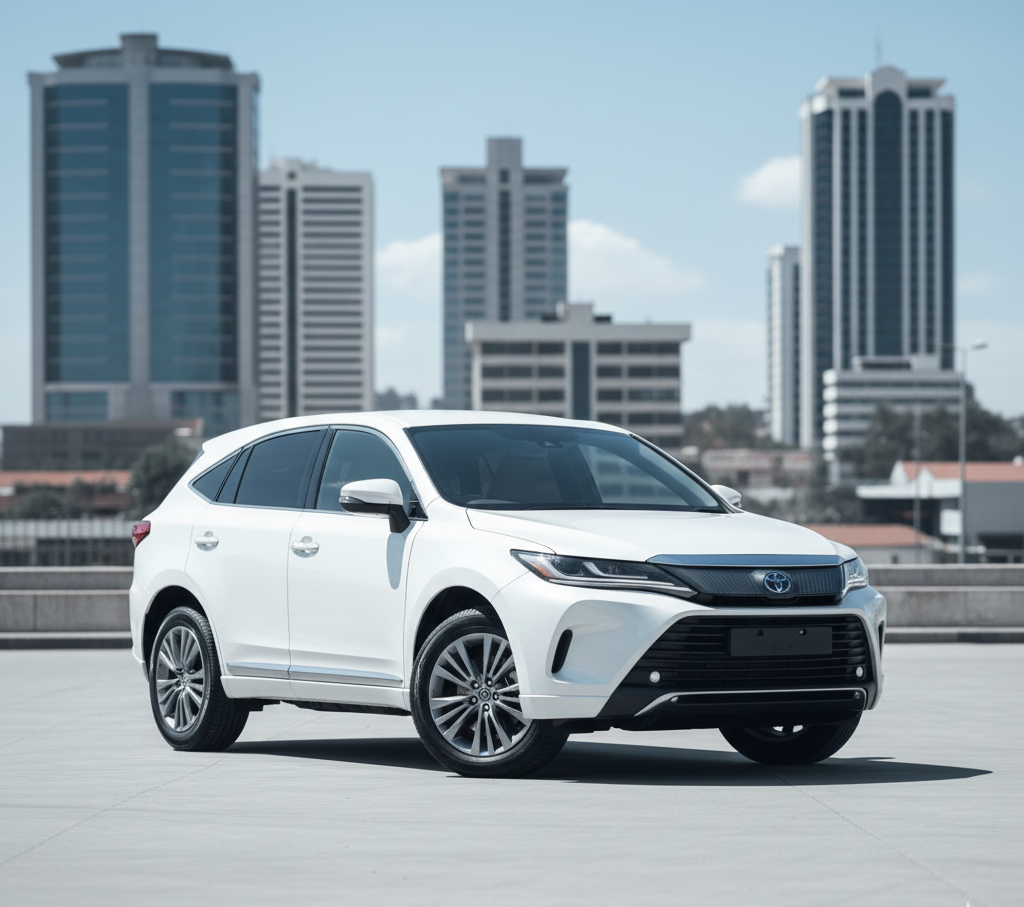 Toyota Harrier corporate luxury crossover hire in Eldoret for business travel with chauffeur