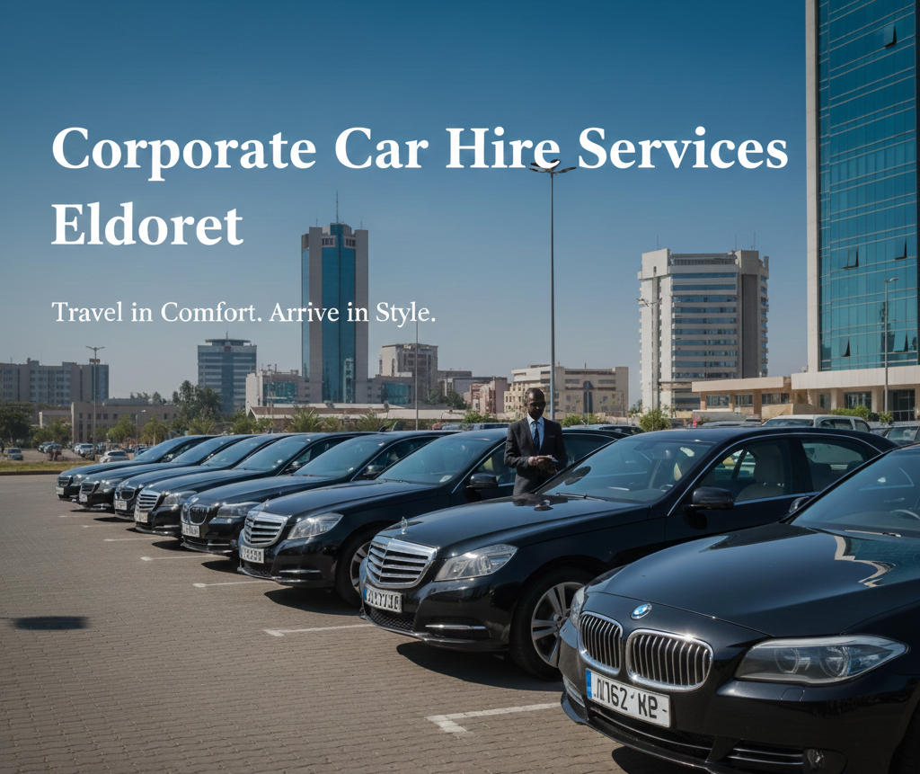 Corporate car hire in Eldoret | Executive fleet for business travel, client transport, and company events