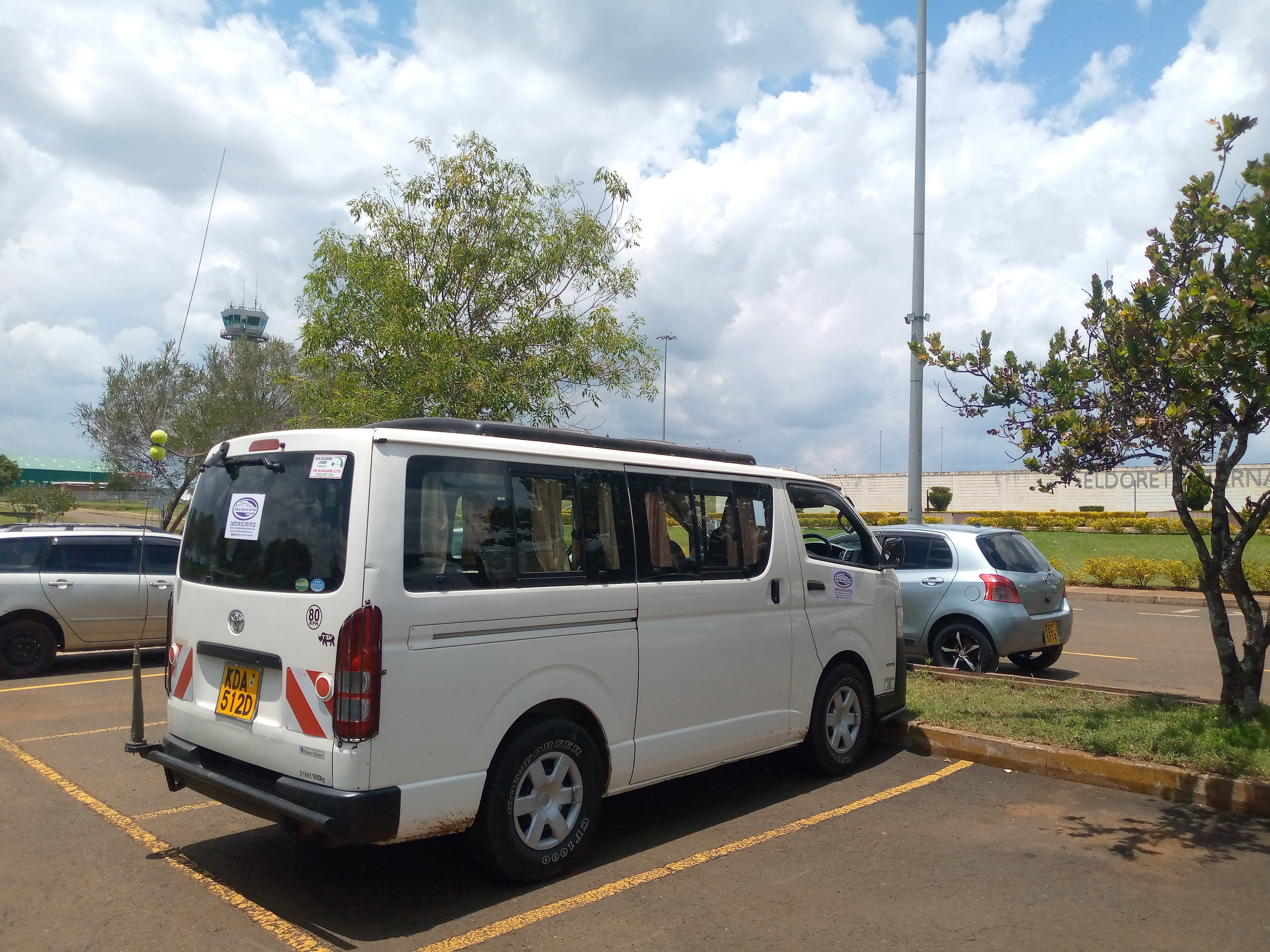 Toyota Hiace tour van for Eldoret airport transfers and safaris – 8-seater with spacious luggage area
