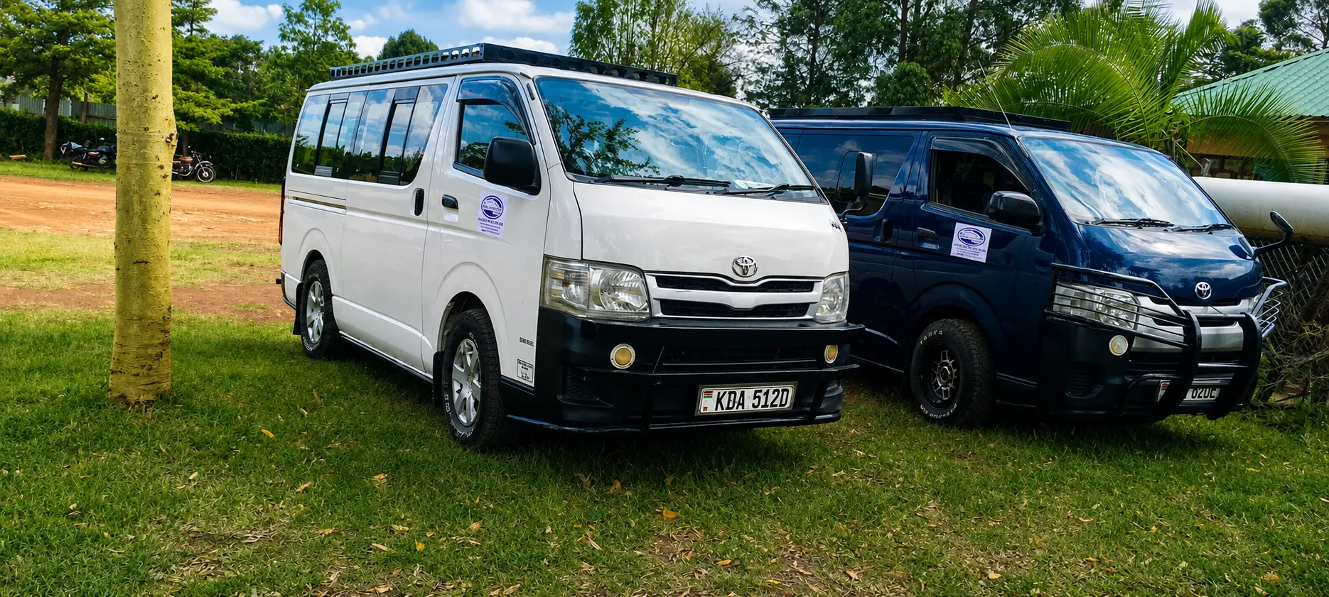 Eliners Tours and Car Hire vehicle fleet in Eldoret