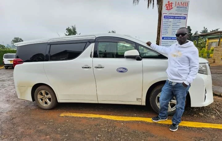 Toyota Hiace van for group airport transfers from Eldoret