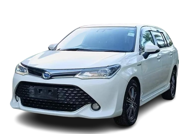 Toyota Fielder estate car – available for booking through car hire Eldoret