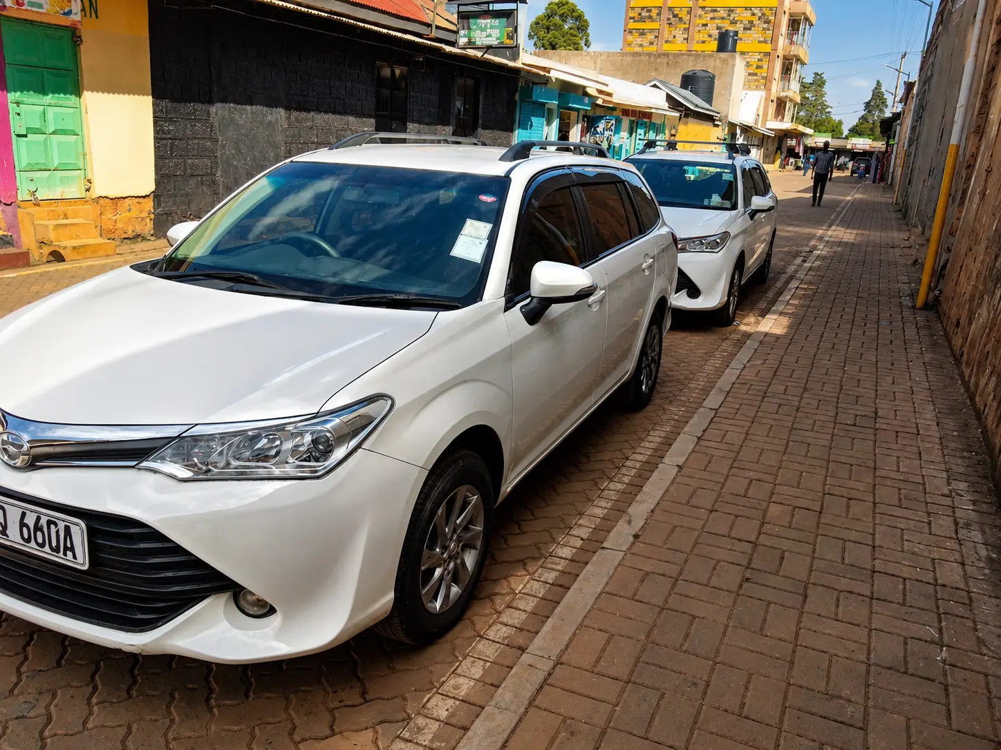 Toyota Fielder private transfer for a runner traveling from Iten to Maasai Mara