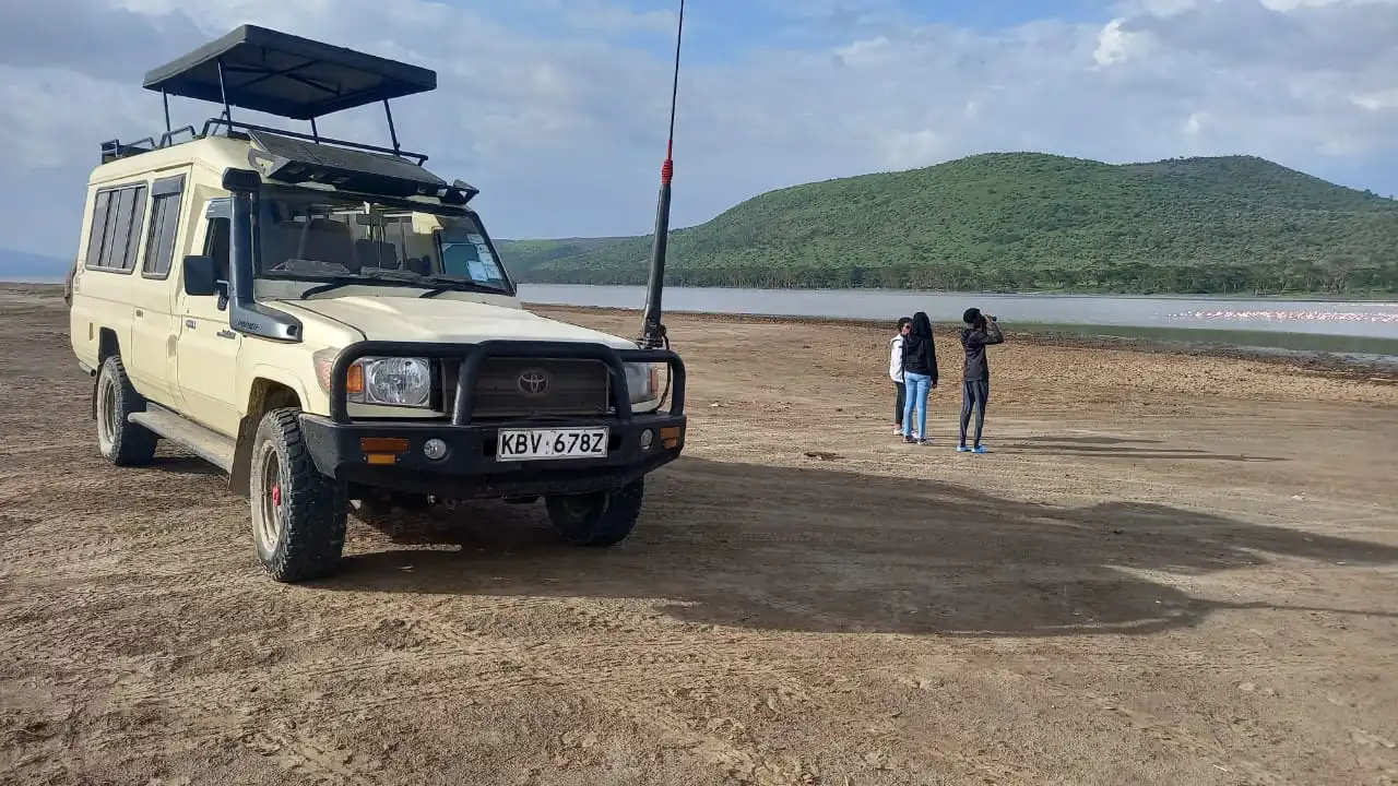 Runner leaving an Iten training camp for a private Kenya safari transfer