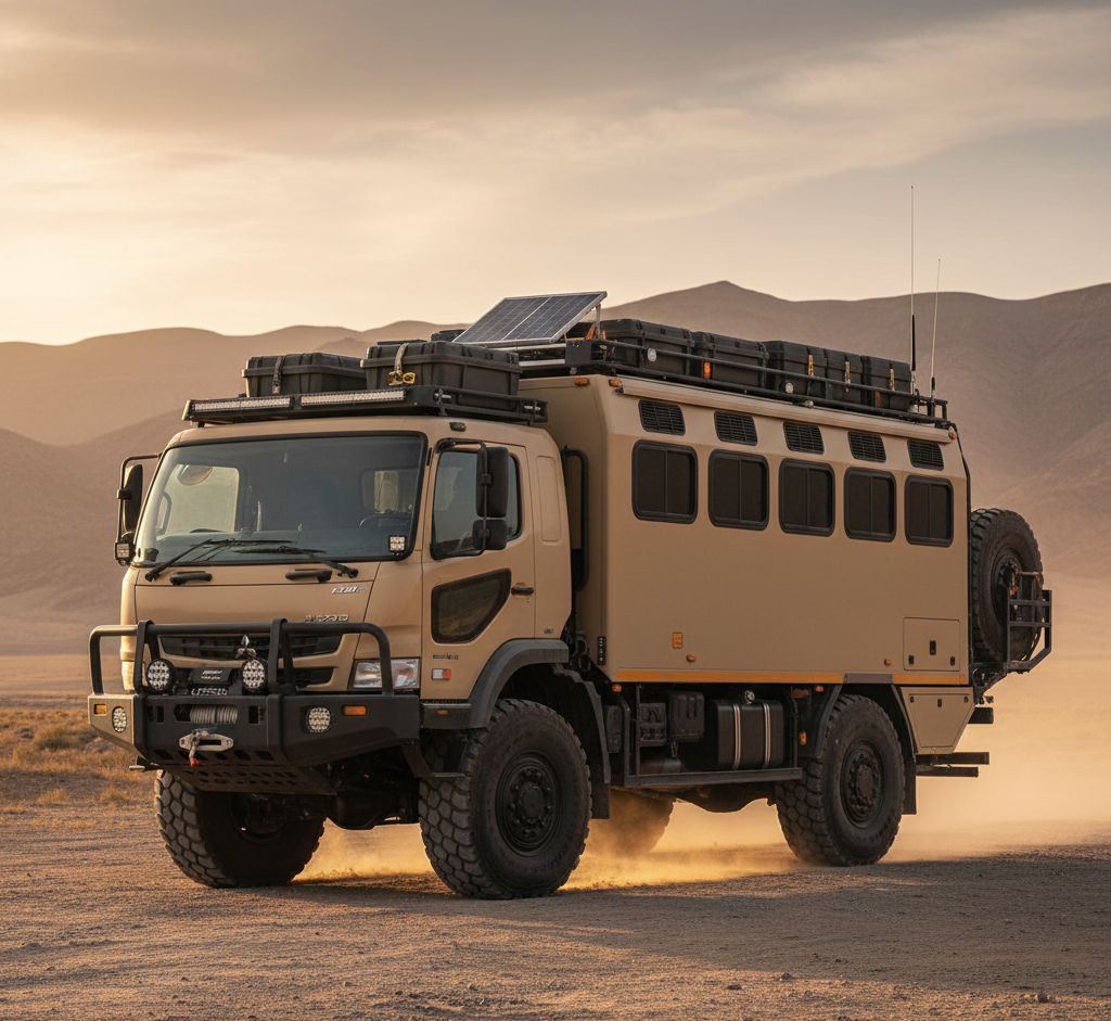 22-Seater 4x4 Overland Safari Truck with Camping, Chef & Outdoor Seating in Eldoret