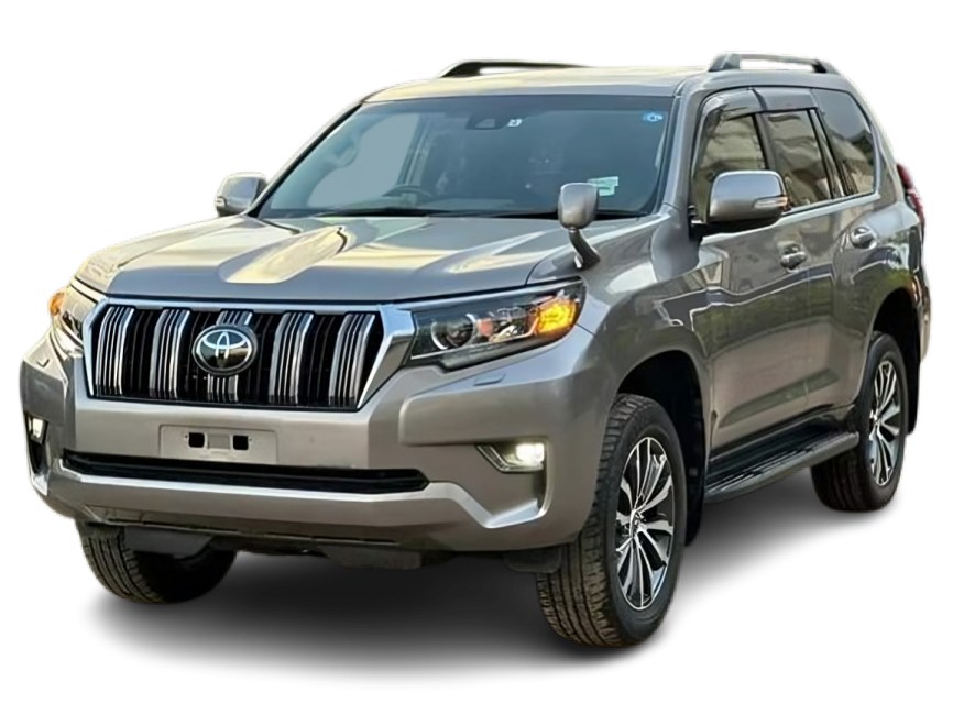 Toyota Prado TX for hire at Eldoret Airport – Luxury off-road SUV with chauffeur service and comfortable airport pickup