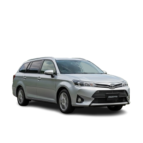 Toyota Fielder corporate car hire in Eldoret for business and office travel with Professional Chauffeur