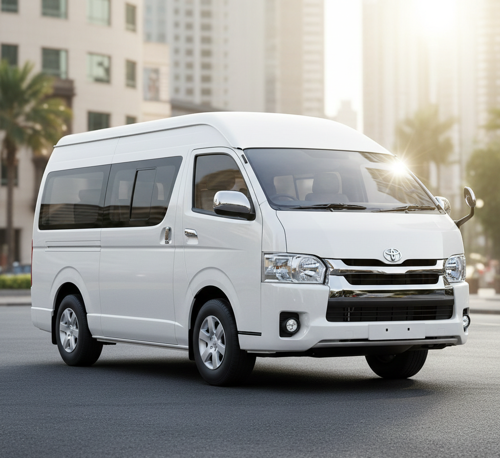 Toyota Hiace 15 Seater Chauffeur Driven Corporate Van Hire in Eldoret
