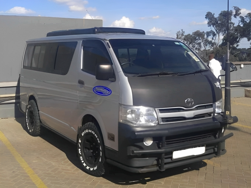 4x4 Safari Tour Van with Pop-Up Roof Hire in Eldoret