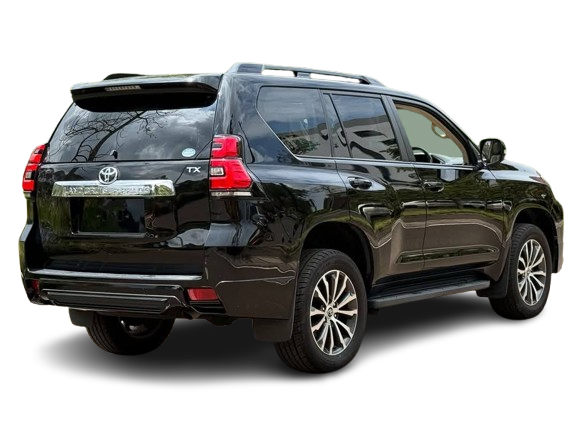 Toyota Prado - Luxury SUV for hire in Eldoret, offering comfort, performance, and off-road capability for urban and safari adventures
